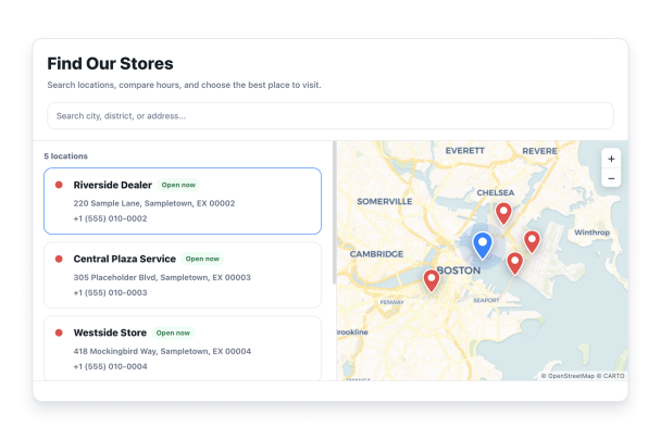 Create a Store Locator Widget for Your Website