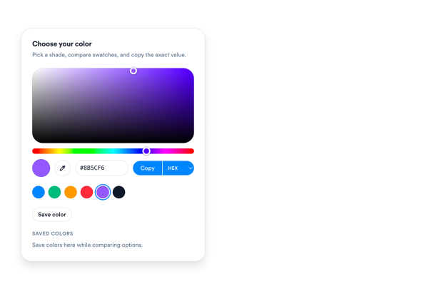 Create Your Own Color Picker Widget in Seconds for Your Website
