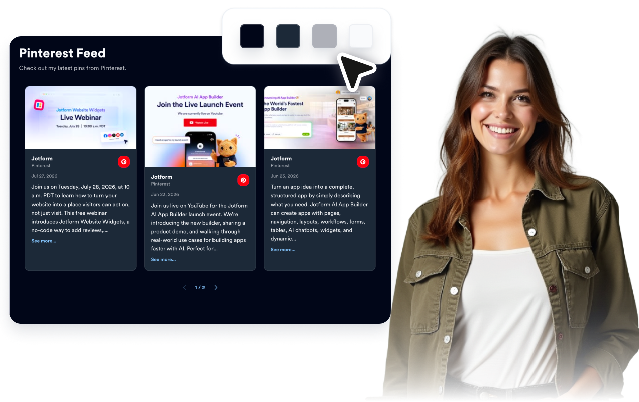 Make Pinterest feel native to your site