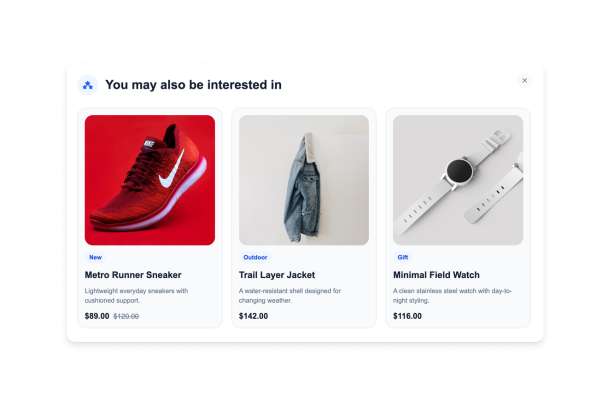 Create a Floating Product Recommendations Widget for Your Website