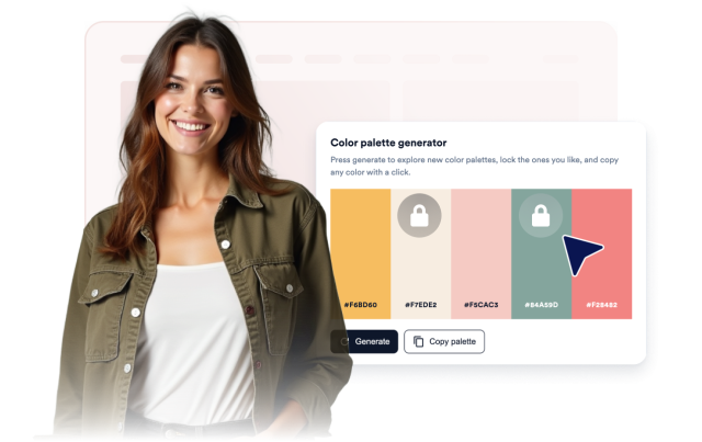 Start From Your Colors and Let Visitors Lock Them