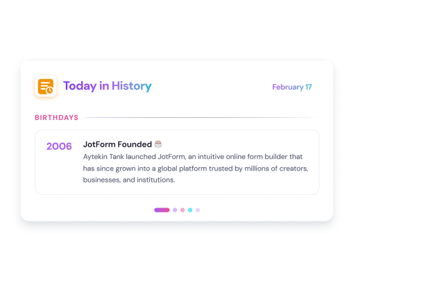 Create Your Own Today in History Widget in Seconds for Your Website