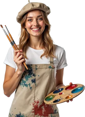 Art Presentation Template Avatar