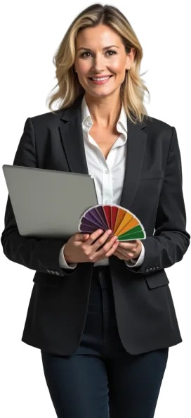 Website Presentation Template Avatar