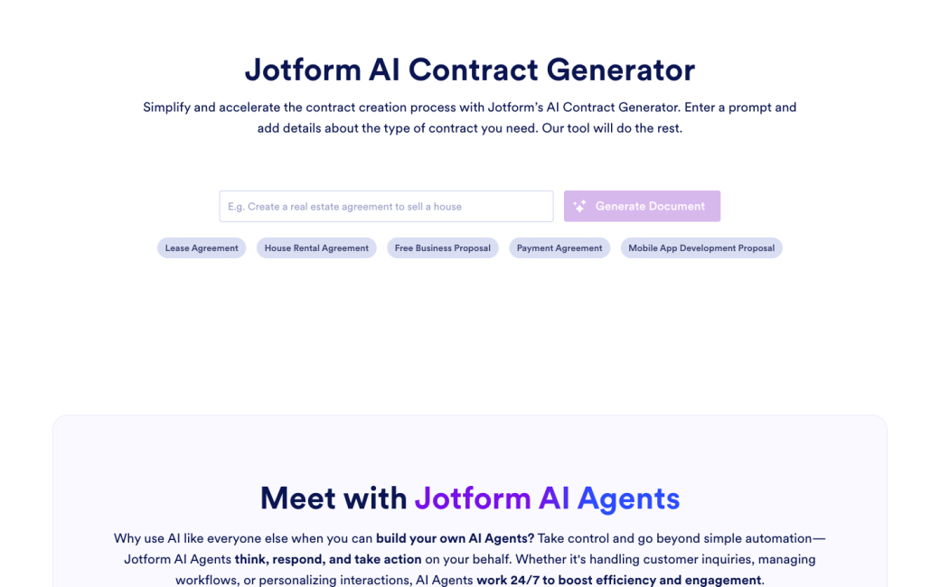 AI Contract Generator