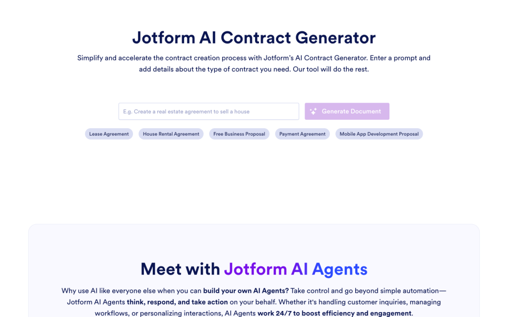 AI Contract Generator