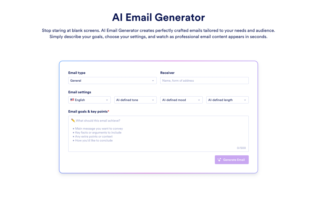 AI Email Generator