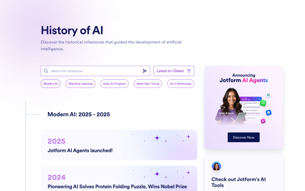 History of AI