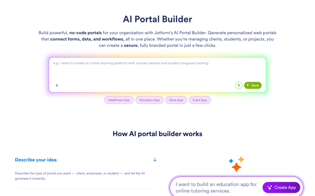 AI Portal Builder