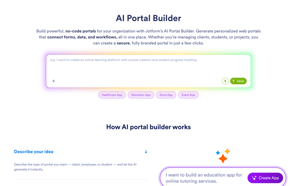AI Portal Builder