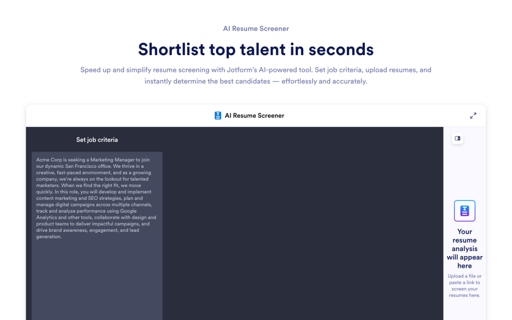 AI Resume Screener
