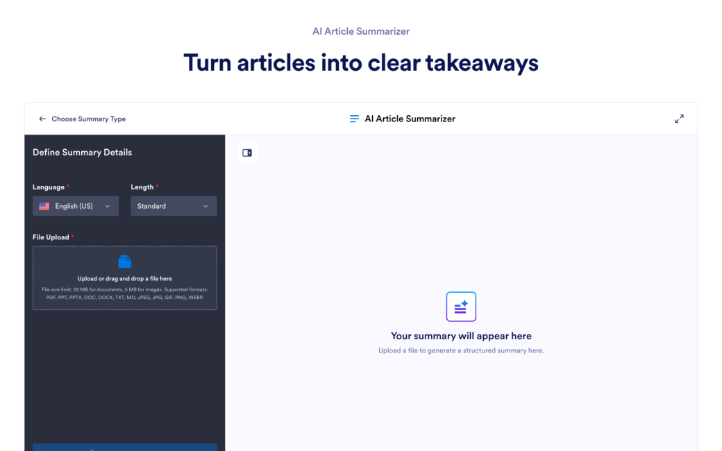 AI Article Summarizer