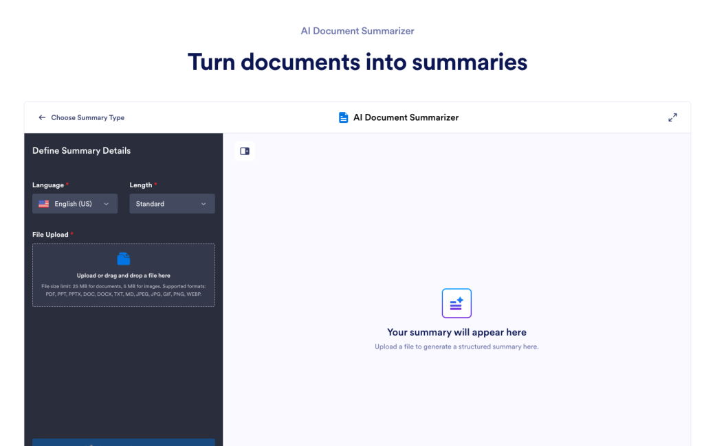 AI Document Summarizer
