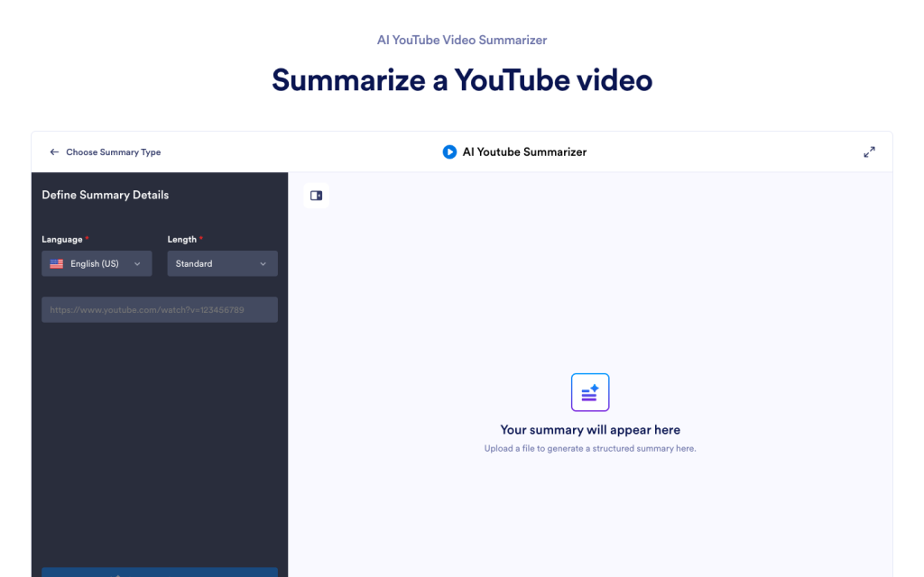 AI Youtube Video Summarizer