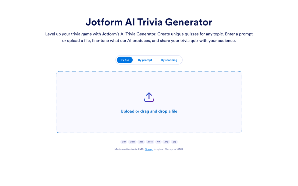 AI Trivia Generator