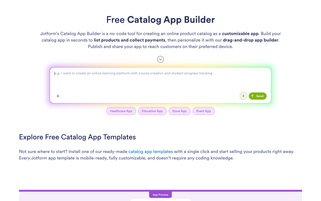 Catalog App Builder