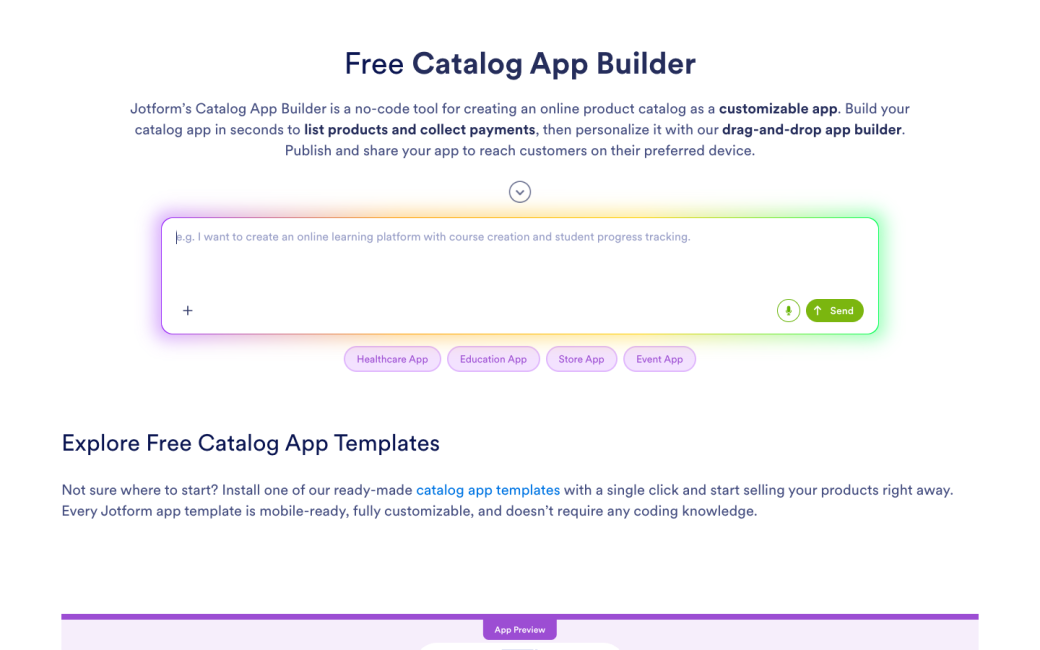 Catalog App Builder