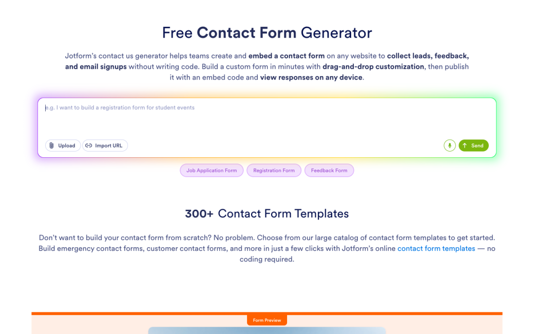 Contact Form Generator