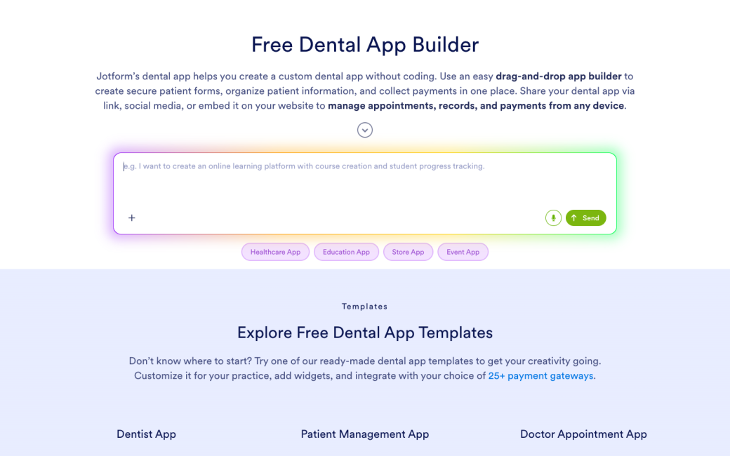 Dental App Builder