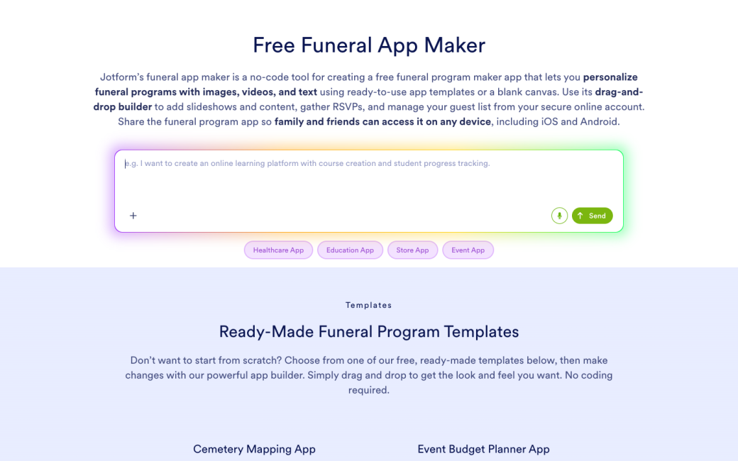 Funeral Program Maker