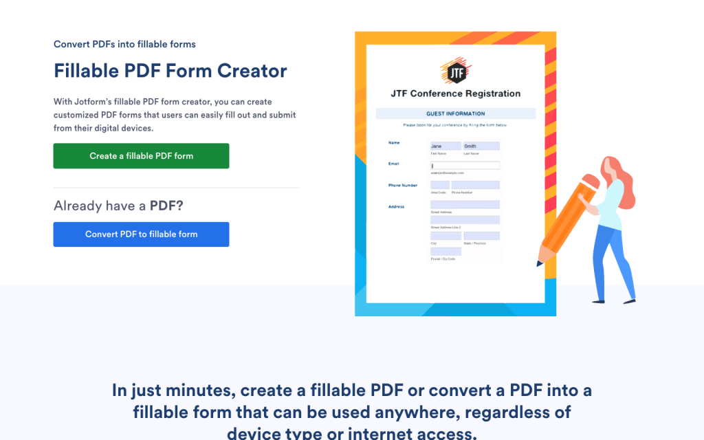 Fillable PDF Creator