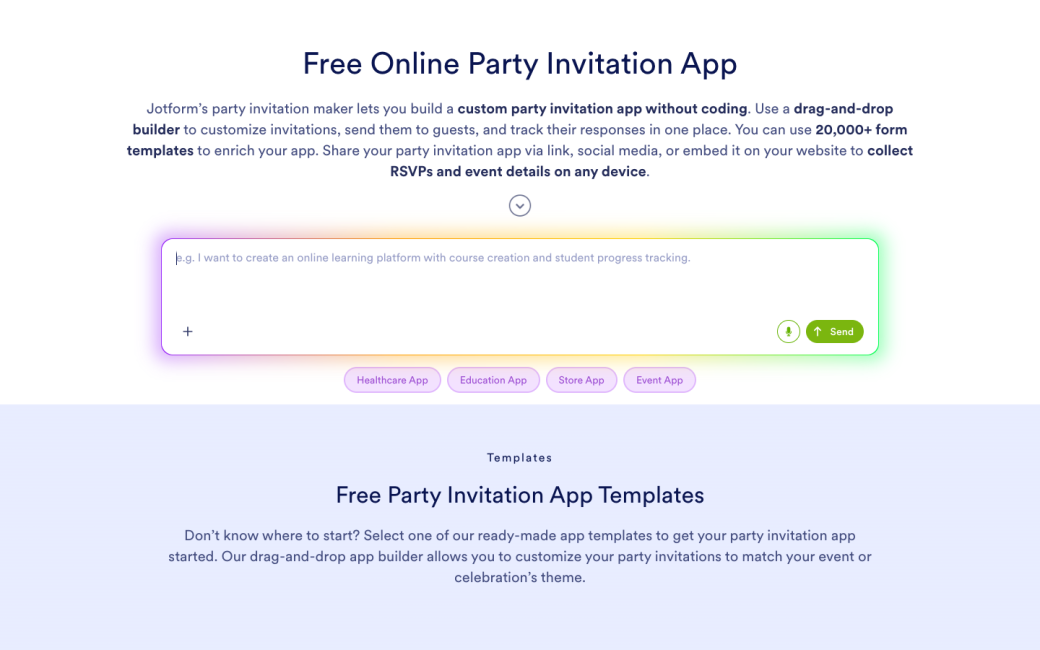 Party Invitation Maker