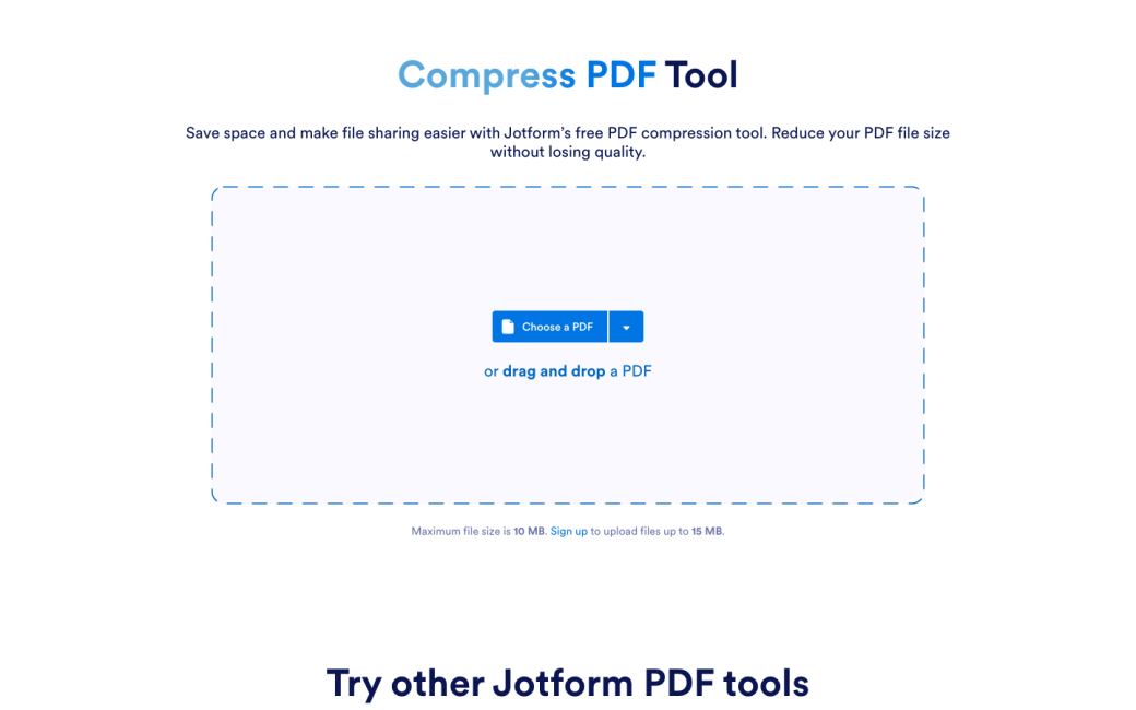 Compress PDF