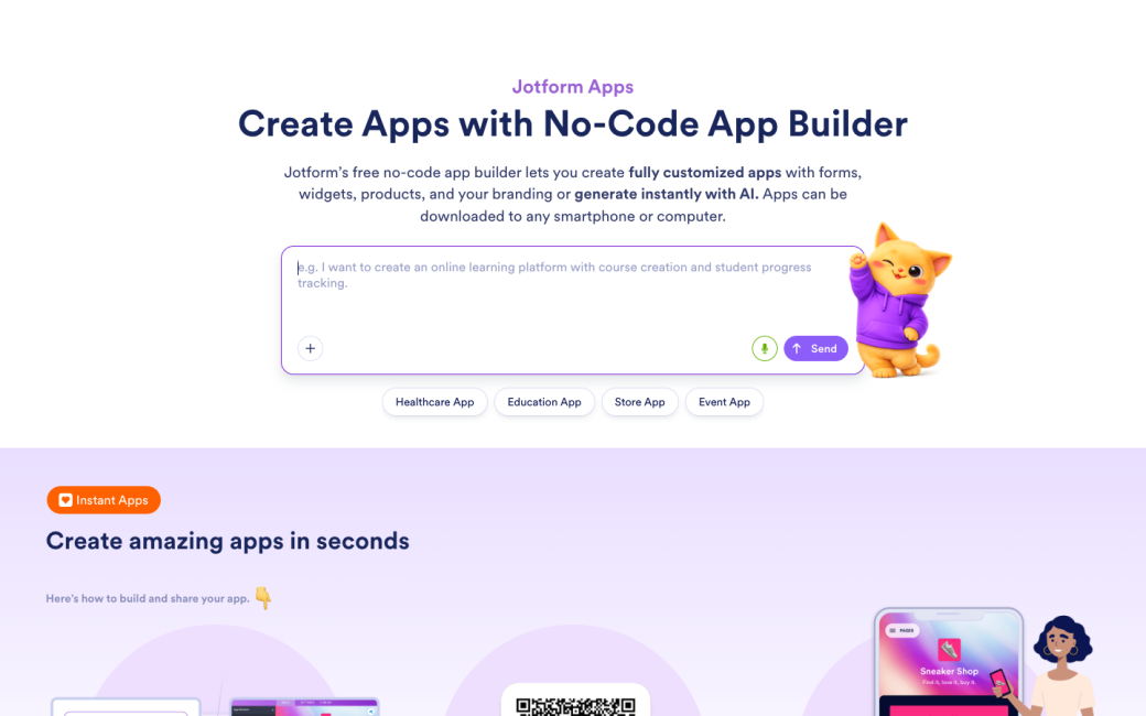 No Code App Builder