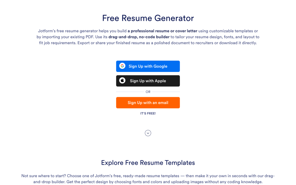 Resume (CV) Generator