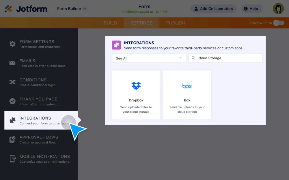 Cloud Storage Integrations