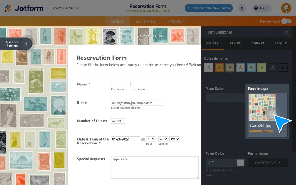 Form Background