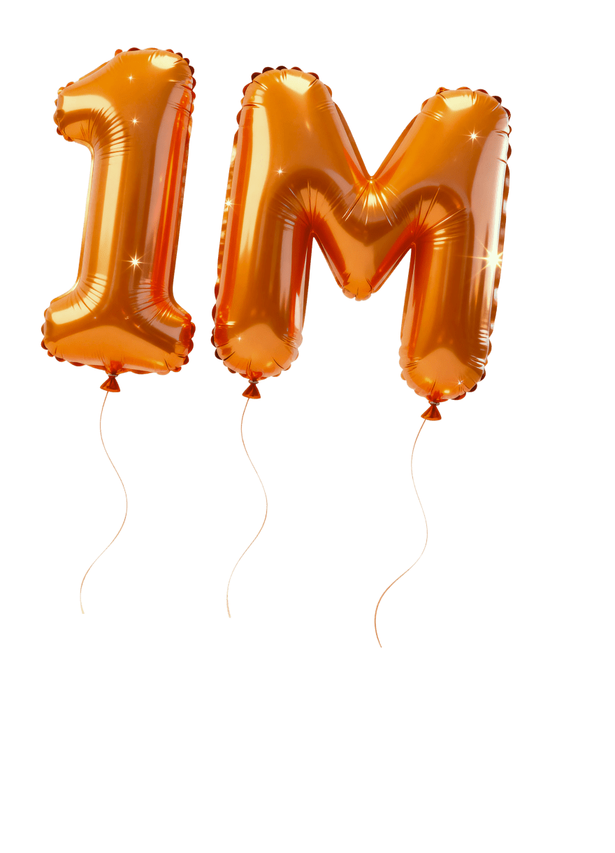 1 Million Users Right