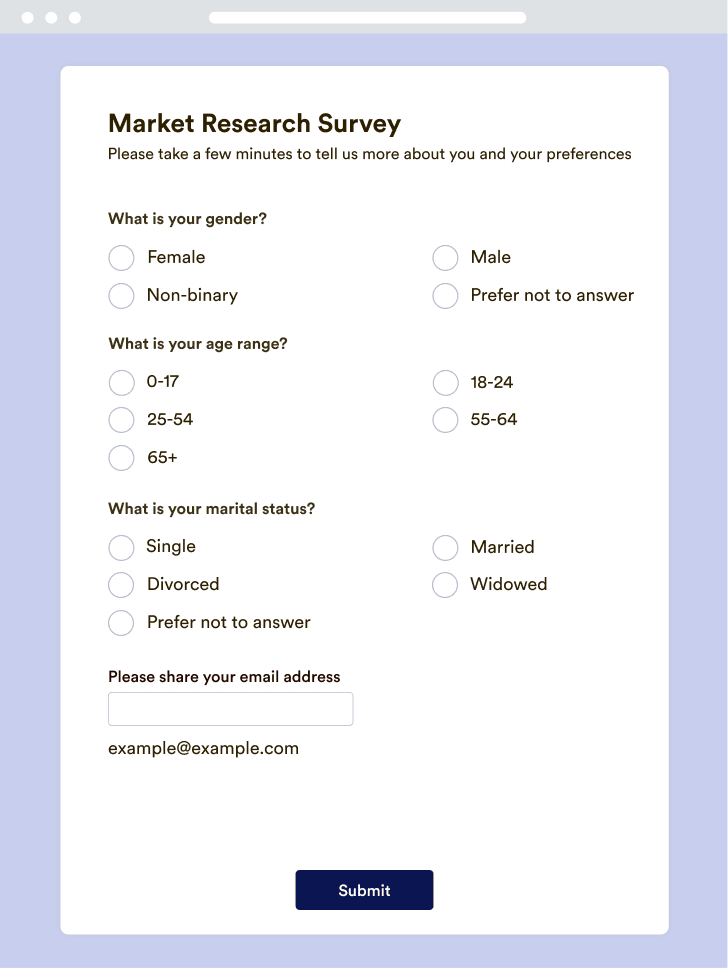 Market Research Survey