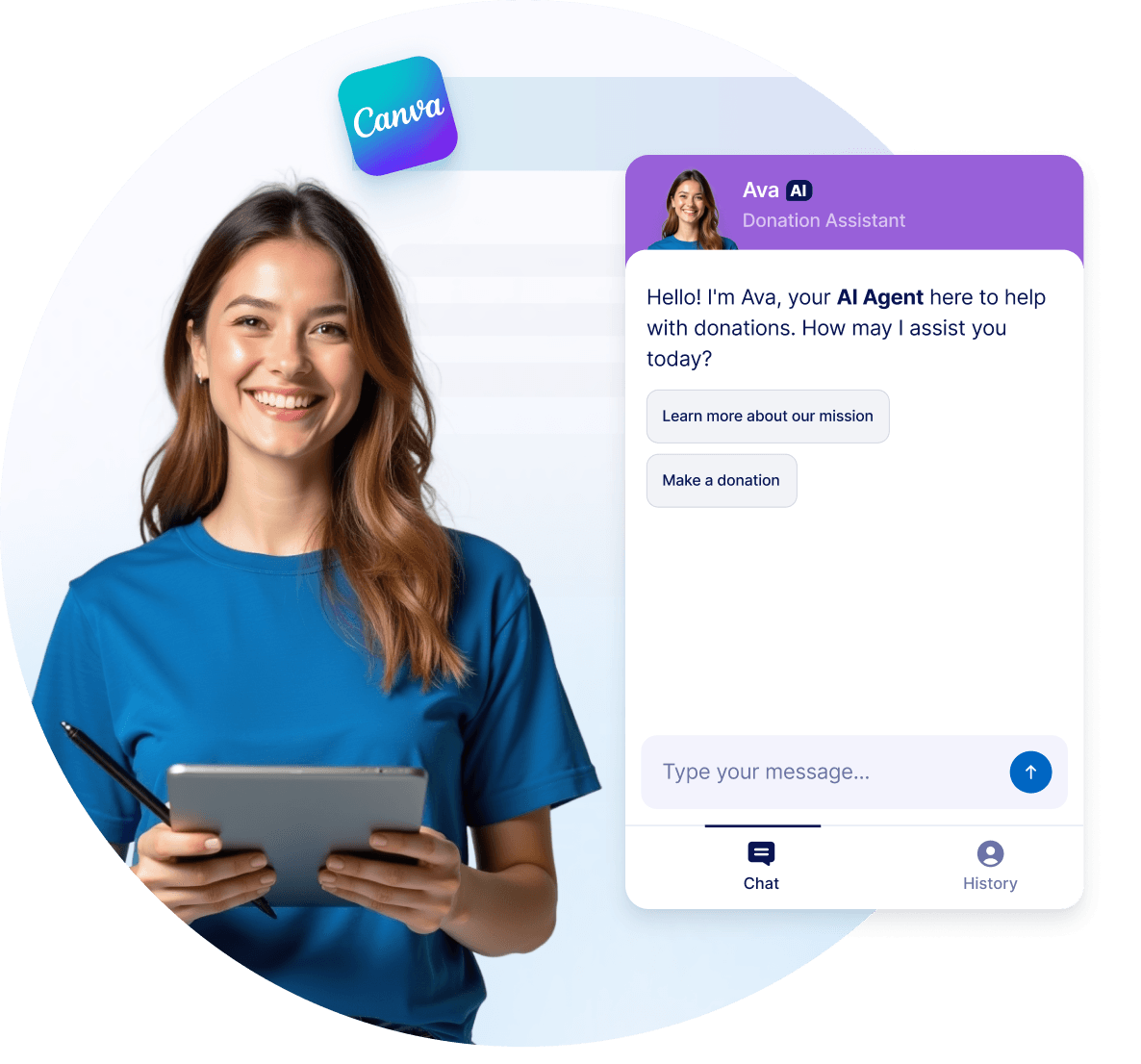 Jotform AI Chatbot for Canva