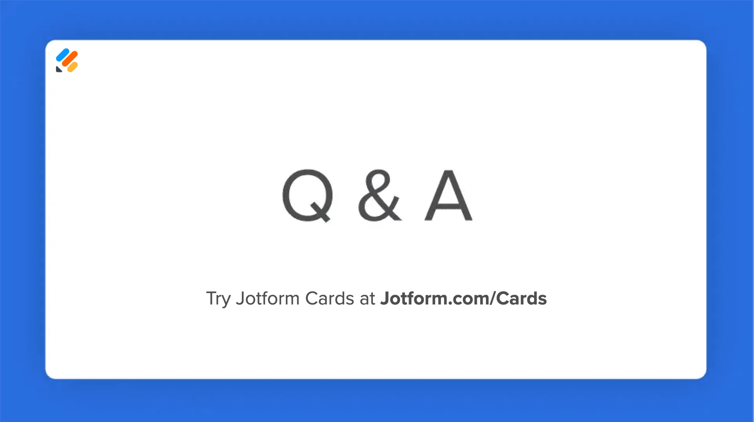 Q&amp;A SESSION