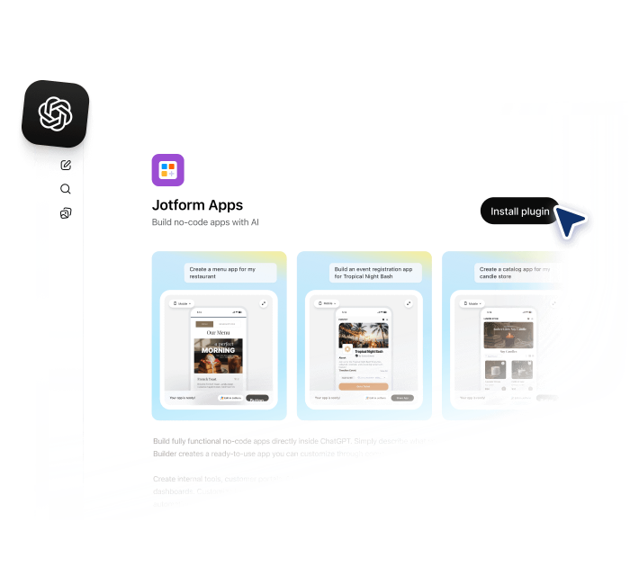 Jotform App in ChatGPT