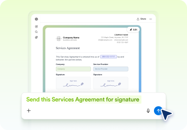 Send it for signature