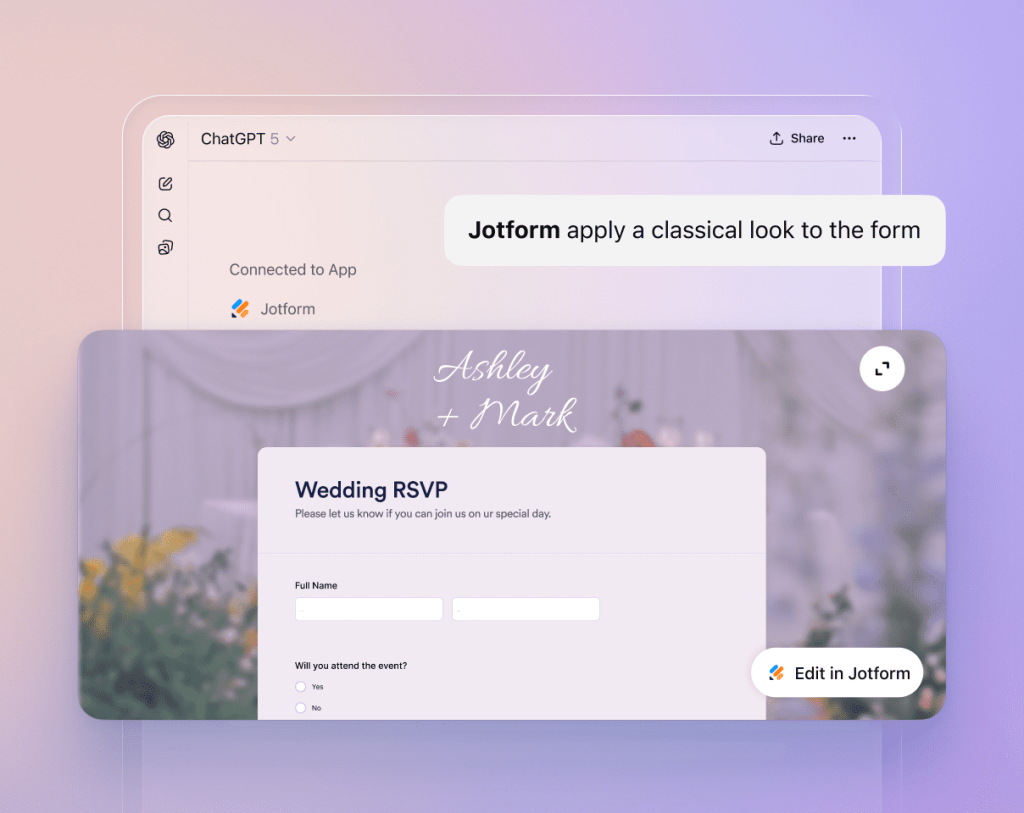 Design forms visually