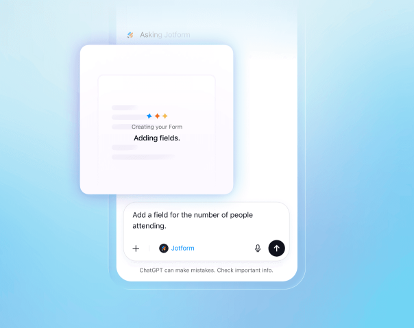 Add, remove, and reorder fields