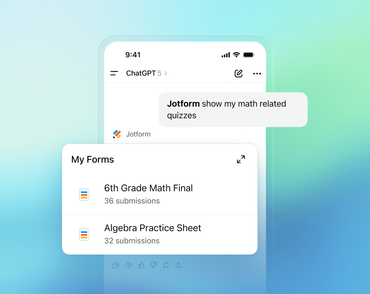 List and manage your forms