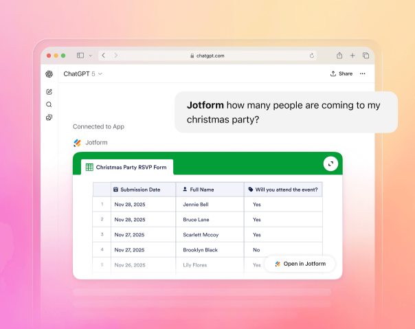 View and filter submissions