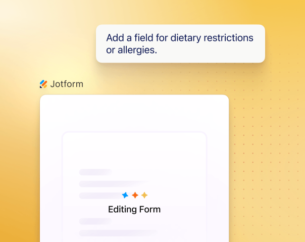 Add, remove, and reorder fields