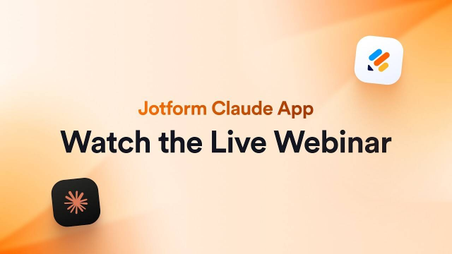 Webinar: Jotform Claude App