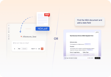 Create and edit your document