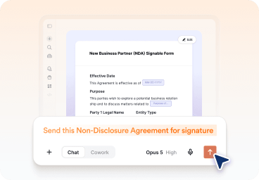 Send it for signature