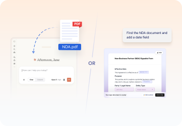 Create and edit your document