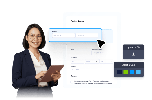 Pixel-perfect form builder UI