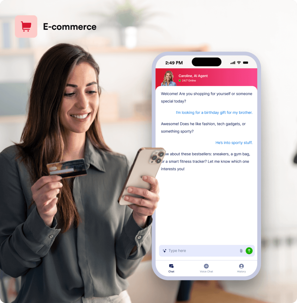 E-commerce product assistant