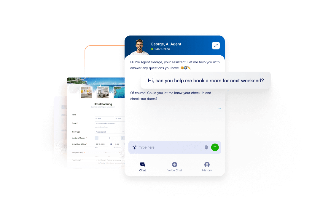 Seamless form assistance for guests