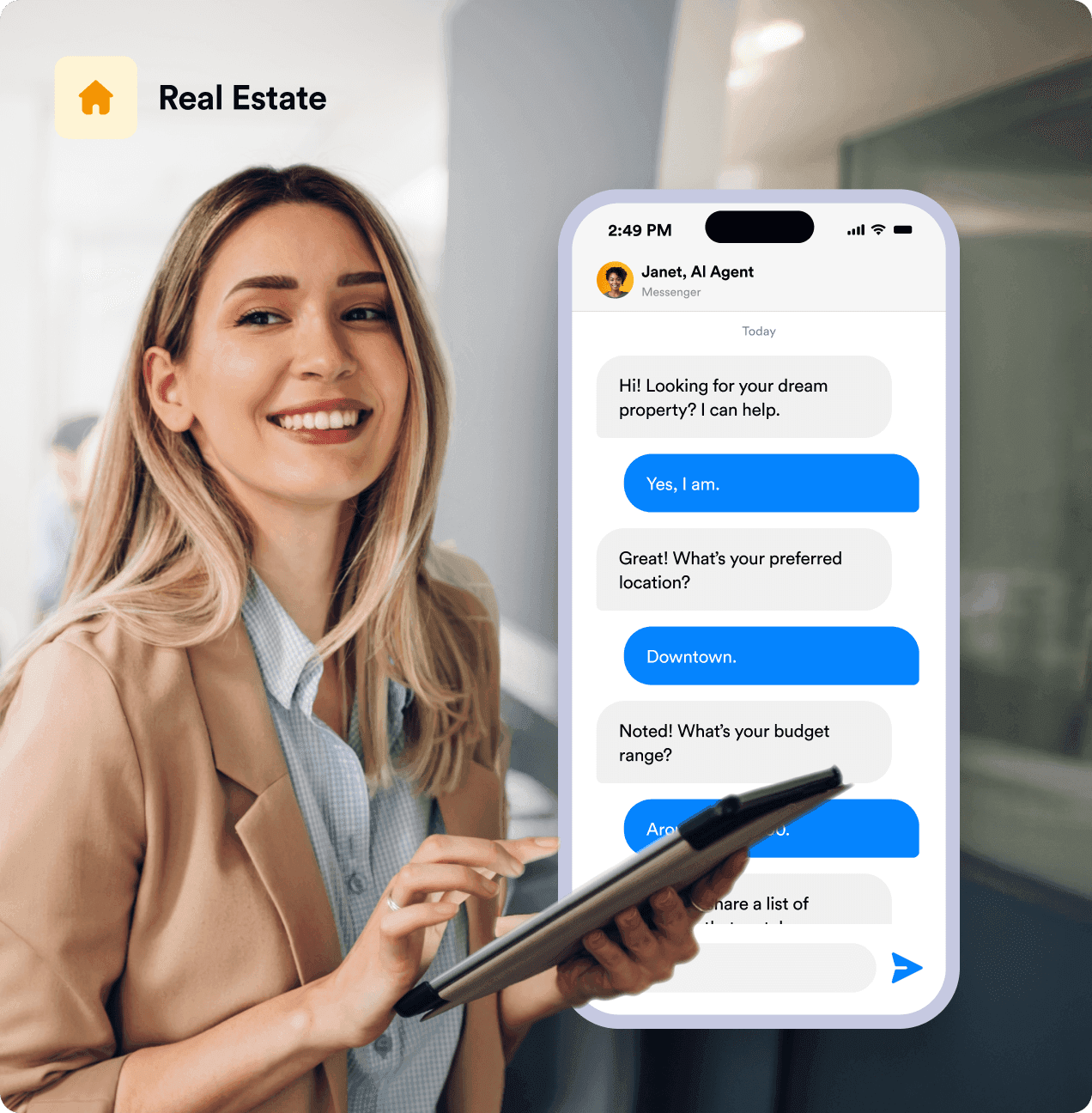 Automated lead generation for real estate